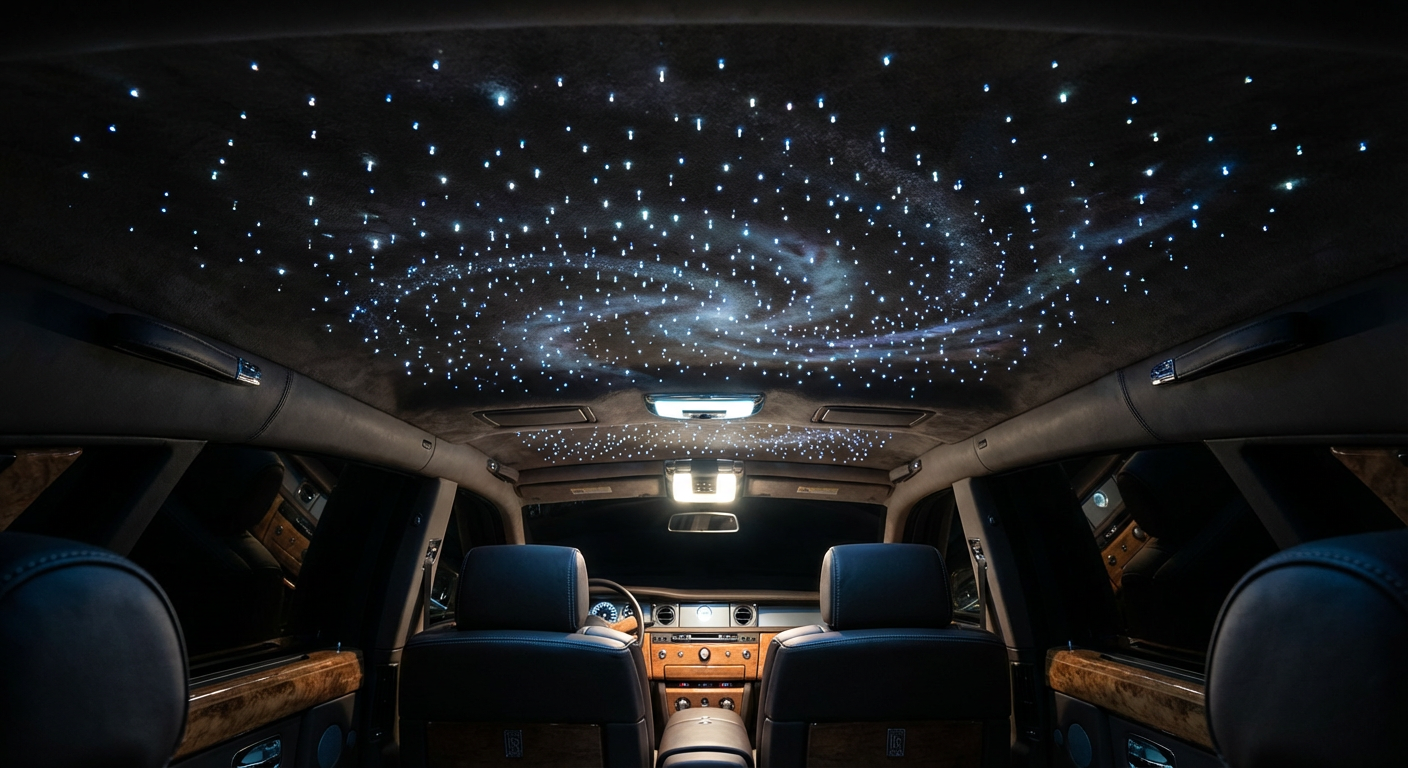 Rolls-Royce Phantom — звёздное небо
