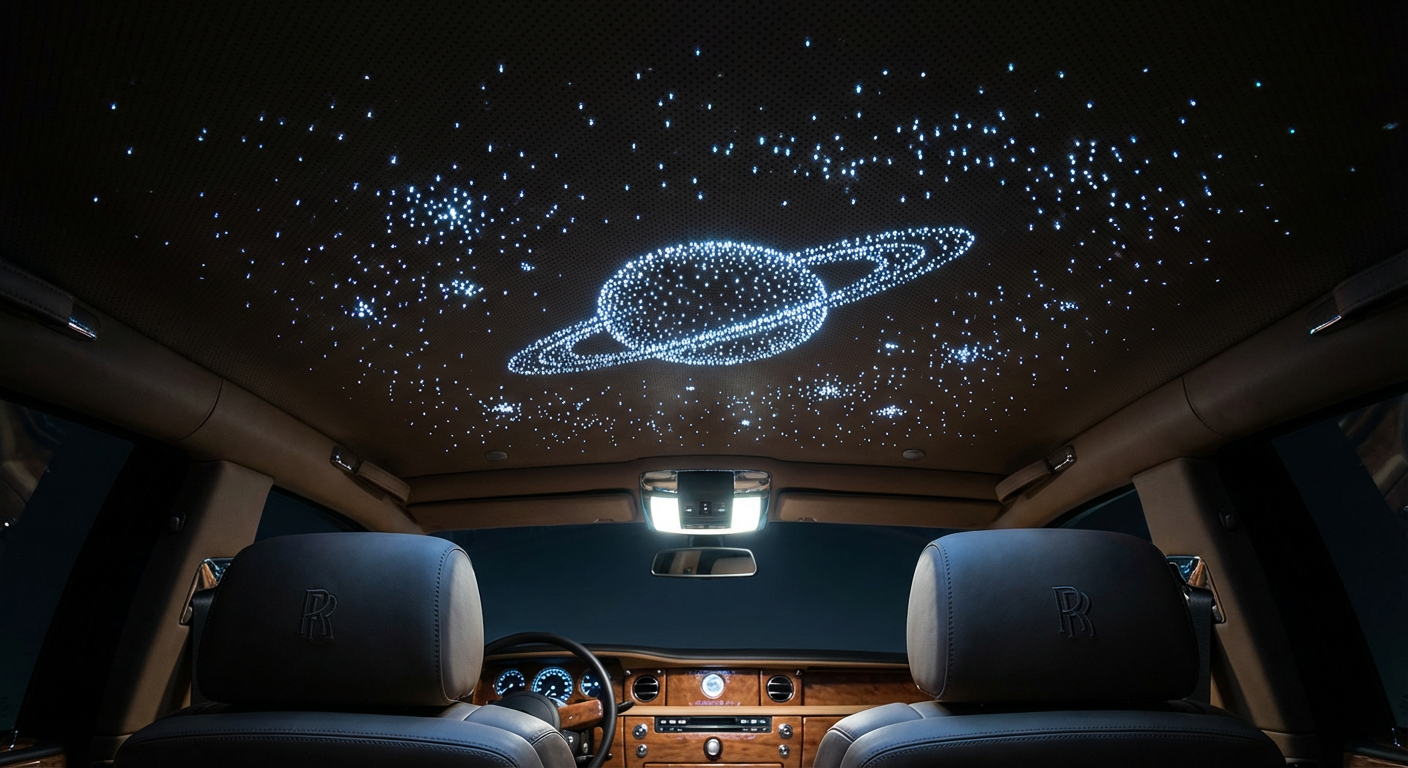 Rolls-Royce Phantom — звёздное небо