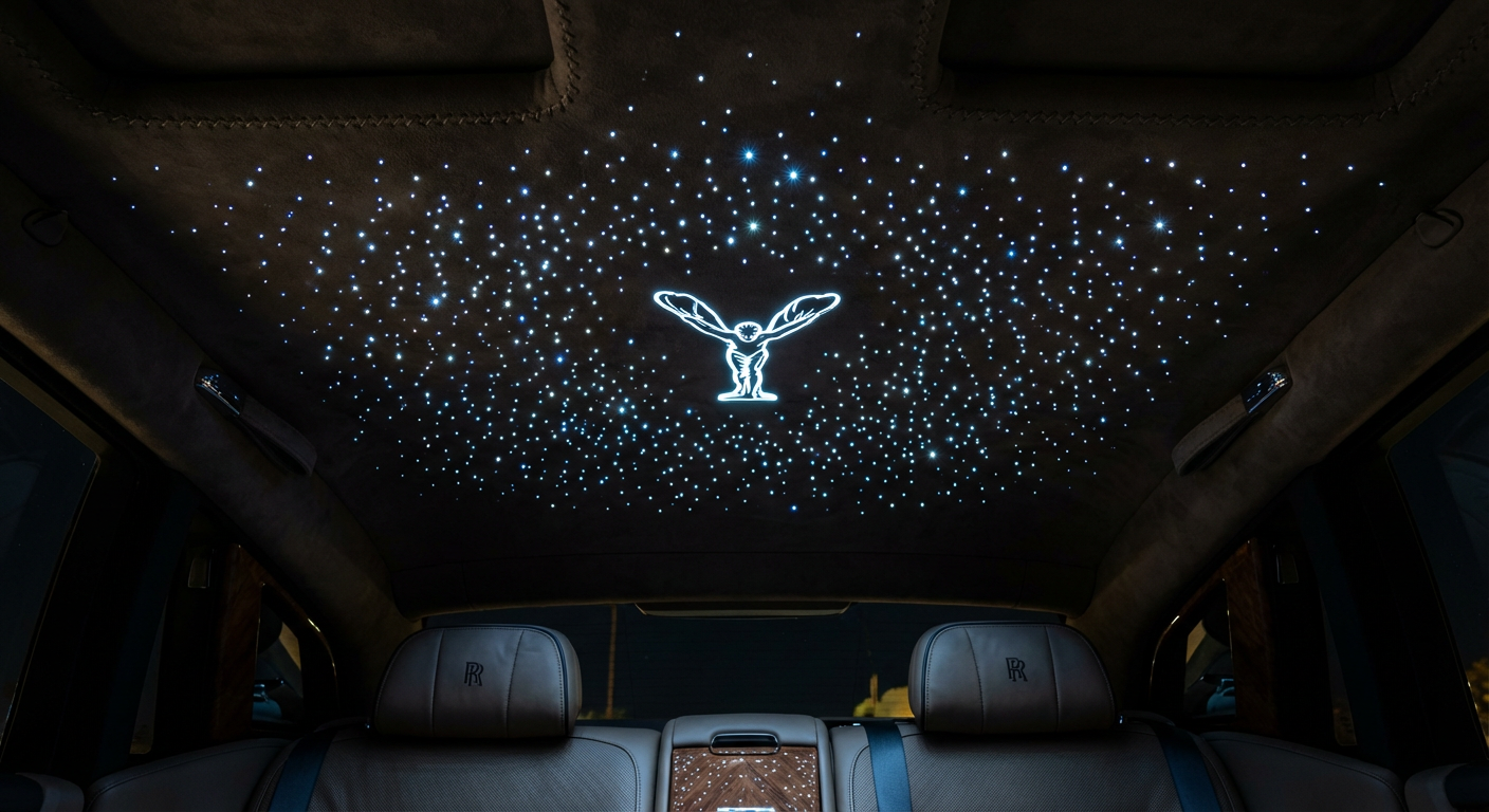 Rolls-Royce Phantom — звёздное небо