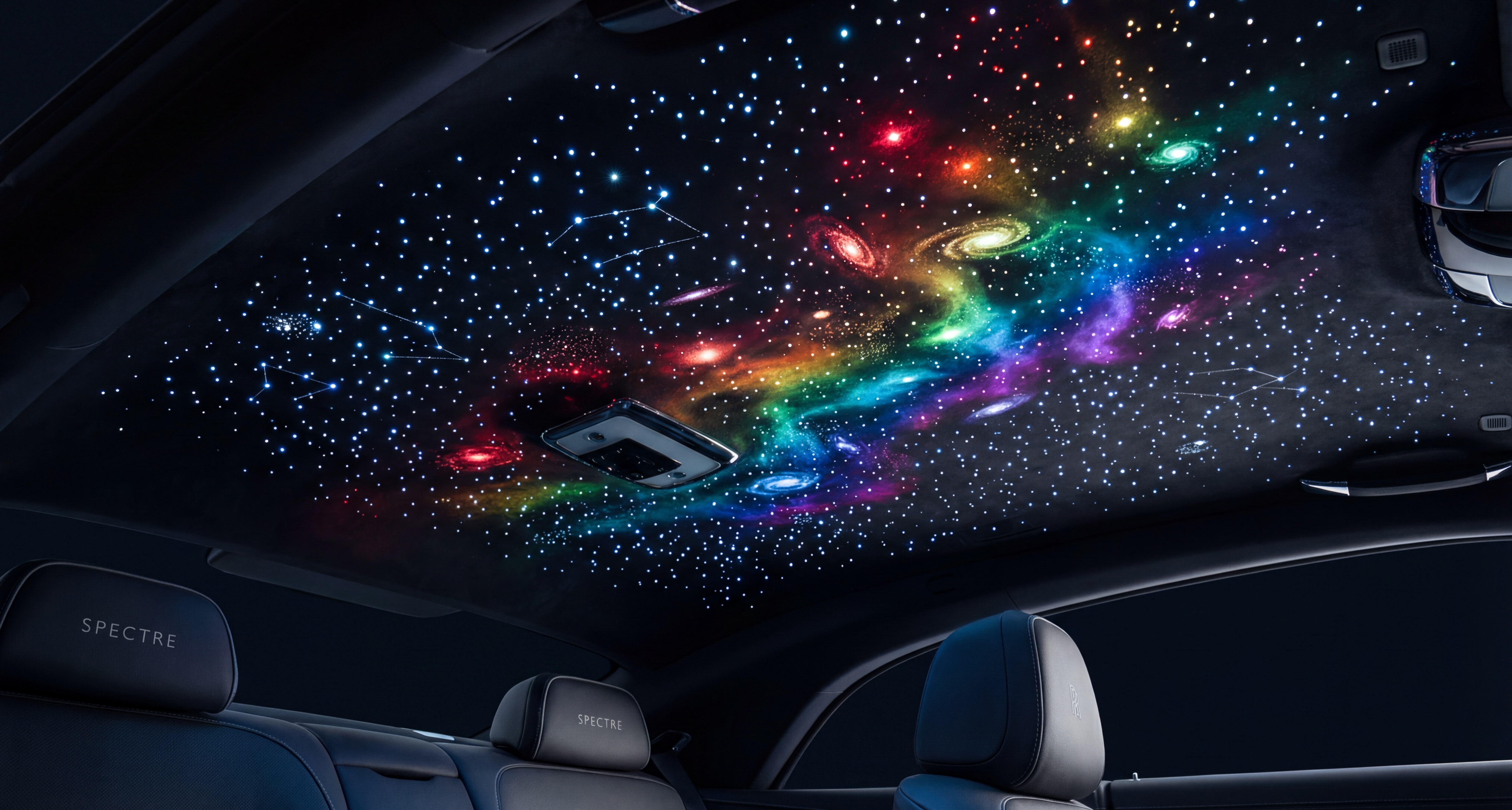Rolls-Royce Spectre — звёздное небо