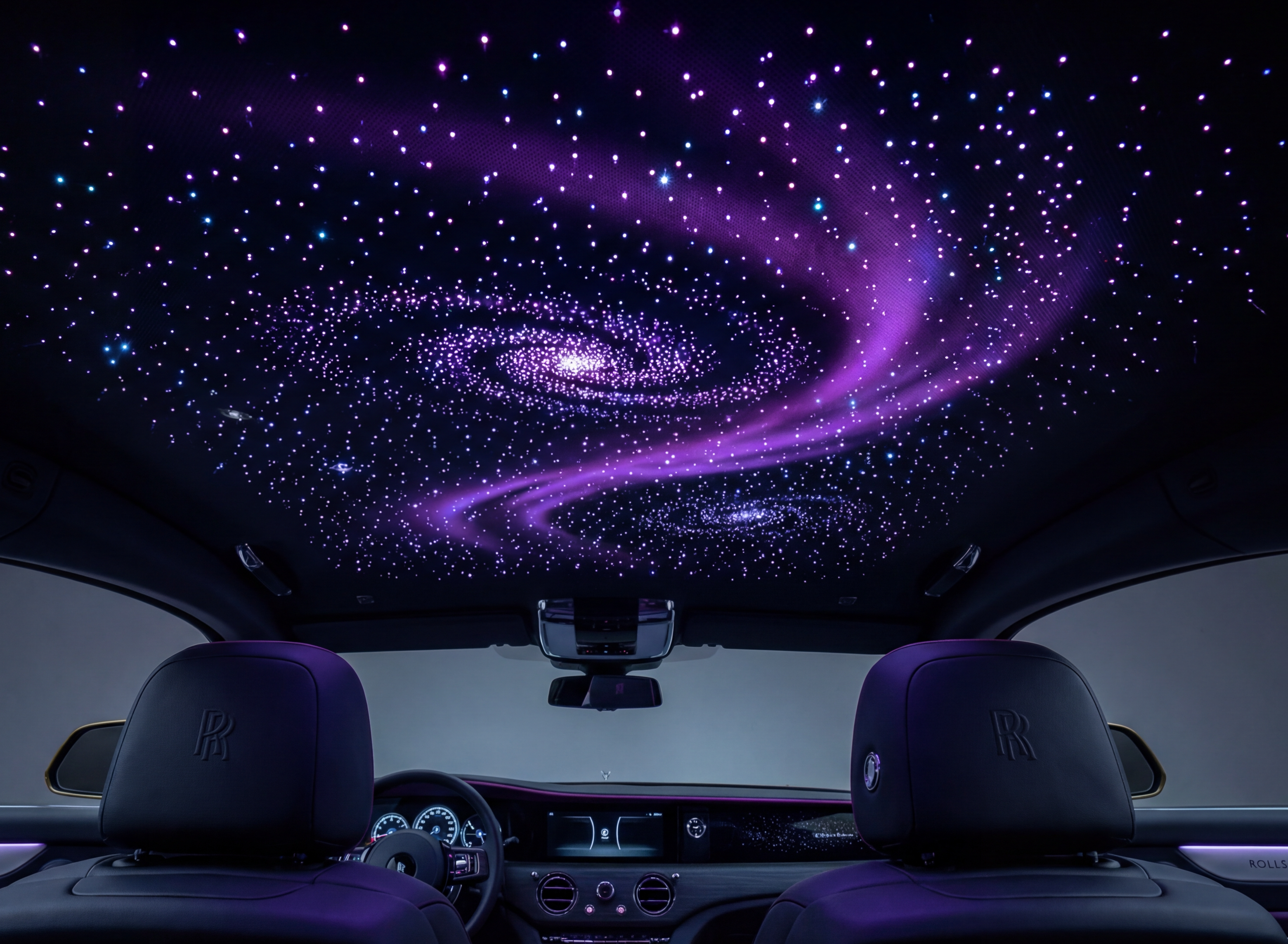 Rolls-Royce Spectre — звёздное небо